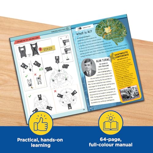 Thames & Kosmos Kai: The Artificial Intelligence Robot | Explore Machine Learning | Build an Innovative Smart Robot & Experiment with AI | App-Enabled for iOS & Android | Intro to AI for Kids