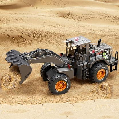 Pupu Pig Construction Toy, Metal Bulldozer Toys for Boys Gifts Ages 3+ - color: Metal Bulldozer Toy