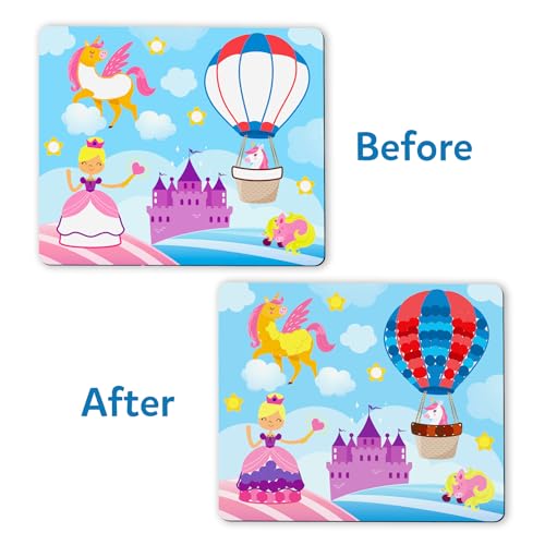 Skillmatics Dot It Sticker Art – Unicorns & Princesses, Craft Kit for Kids - style: 1. Unicorns & Princesses
