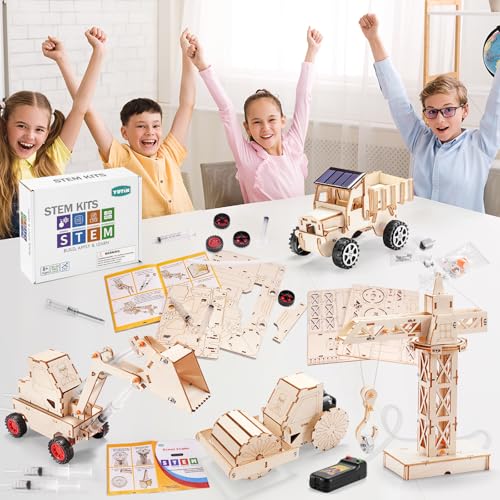 STEM Wood Building Crafts Kits for Kids Ages 8-10 8-12, Boys STEM Toys 8-13