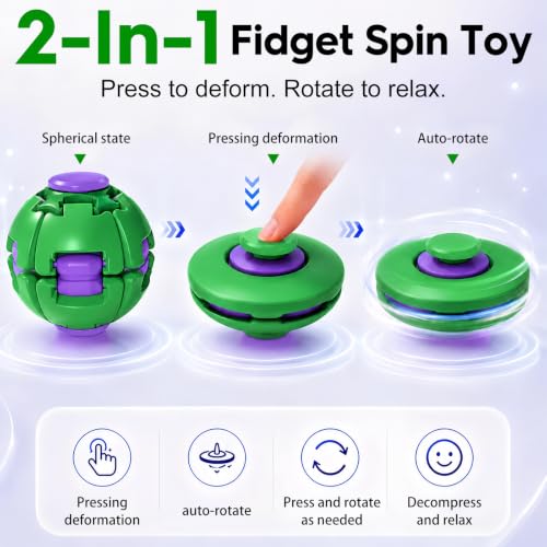 3D Printed Gear Fidget Spinner Toy, Mechanical Kinetic Desk Toy, Portable Sensory Fidget Gadget, Metal EDC Desk Accessory, Creative Office Gift, Cyber Green - color: Cyber Green