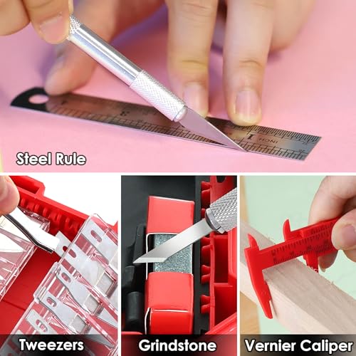 FASTPRO 40-Piece Exacto Knife, Precision Hobby Knife Kit for Art Crafts