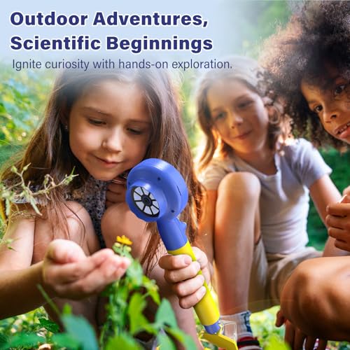 Microscope for Kids with Bug Catcher, 1080P HD Digital Handheld Portable Kids Microscope, 2 in 1 STEM Science Educational Learning Kit Christmas Birthday Gifts Toys for 3-15 Boys & Girls (Blue) - color: Bug Catcher & Microscope Kits Blue