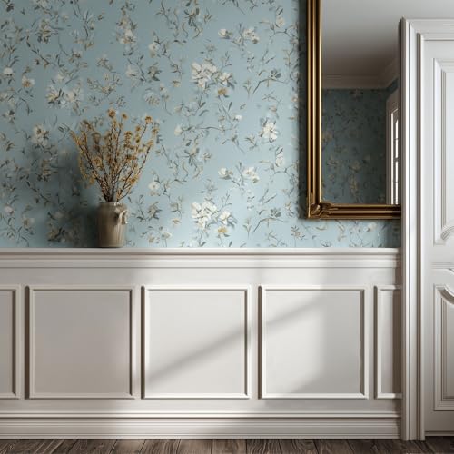 6 Sets Peel and Stick Wall Molding Kit, 20x20 Inch Premade Wainscoting Frames - color: 20''x20''-6pack
