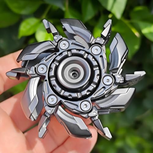 T-Conceal EDC Fidget Slider Spinning Stress Relief Adults Magnet Metal Toys - color: Grey
