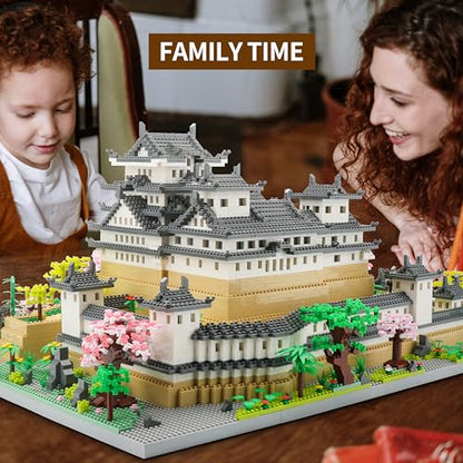 JXRLMB Big Micro Building Blocks Sets for Adults 10080 PCS Japan Himeji Castle Collectible Ornaments Model Kit for Teens Ages of 14+