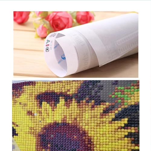 MOMDEDP Deer Diamond Painting Kits for Adults, 5D Winter Snowflake Full Drill Diamond Art, DIY Small Deer Diamond Art Kit Gem Art for Home Decor 12 x 12 inch Animal