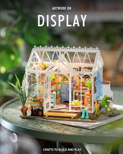Rolife Greenhouse DIY Miniature Dollhouse Kit Creative Gift for Adults - style: Garden House