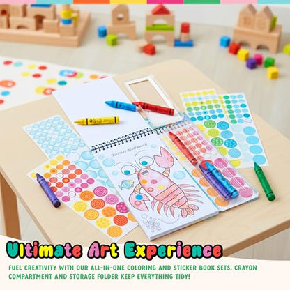 Bright Stripes Art on the Go Going Dotty Ocean Theme Travel Kit, Ages 3+ - color: Going Dotty Ocean