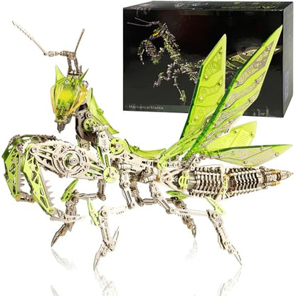 3D Metal Puzzles for Adults, Metal Model Kits Difficult Metal Building Kit - color: Green