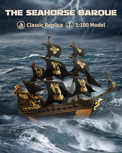 ROKR Seahorse Barque Wooden Puzzle+ROKR Cuckoo Mechanical Wooden Building