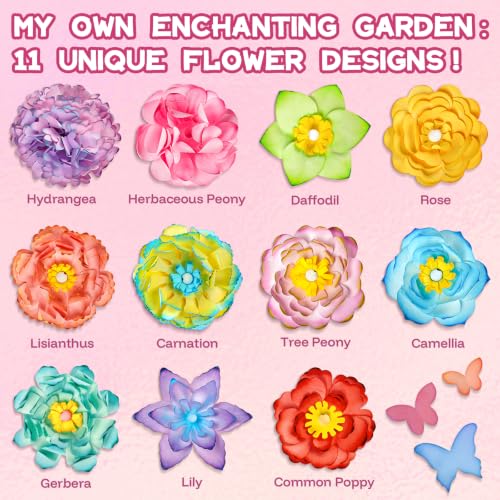 Mimiblooms Paper Flowers Science Kit for Girls for Girls 6 7 9 10 11 Years