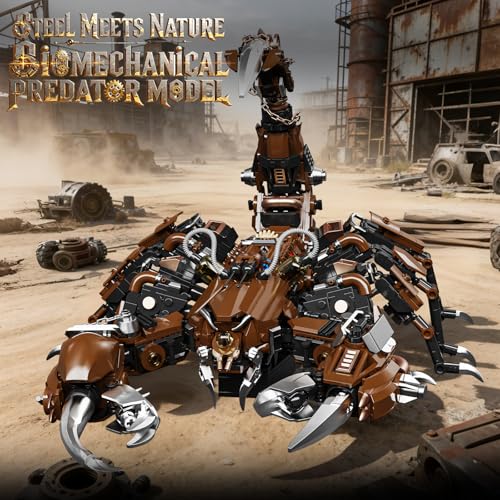 Mechanical Scorpion Building Set, 1074PCS Animal Construction Toy, Biomimetic Mechanical Toys with Movable Claws, Christmas Birthday Gifts for Boys Ages 8-12 & Teens Adults - size: SCORPION