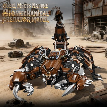 Mechanical Scorpion Building Set, 1074PCS Animal Construction Toy, Biomimetic Mechanical Toys with Movable Claws, Christmas Birthday Gifts for Boys Ages 8-12 & Teens Adults - size: SCORPION