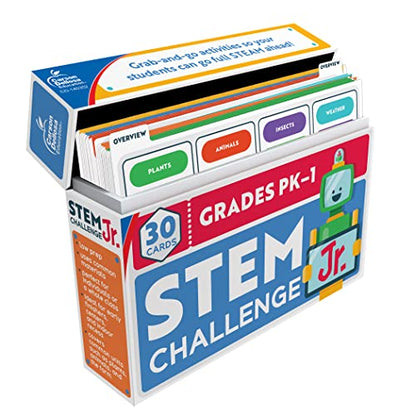Carson Dellosa STEM Challenges, Hands-On, Science Kits, Ages 4-7 - style: STEM Challenge, Jr.