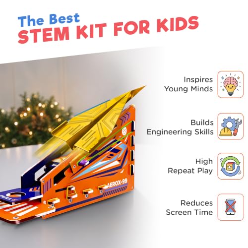Doctor Jupiter Paper Airplane Launcher Kit for Kids Ages 6+, Birthday Gifts - style: Paper Airplanes Kit: 6+