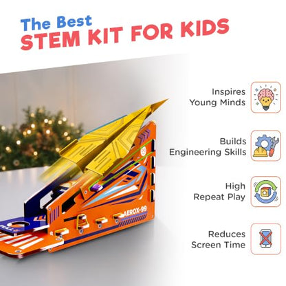 Doctor Jupiter Paper Airplane Launcher Kit for Kids Ages 6+, Birthday Gifts - style: Paper Airplanes Kit: 6+