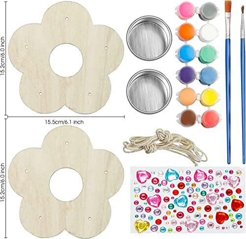 DIY Wooden Bird Feeders Craft Kits, Arts & Craft Outdoor Toys for Kids 4-12