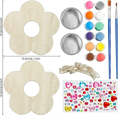 DIY Wooden Bird Feeders Craft Kits, Arts & Craft Outdoor Toys for Kids 4-12