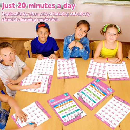 Single&Double Digit Multiplication Math Problem Workbook for 2nd Grade 3rd Grade 4th, Multiplication Practice Worksheets One Page A Day Math for Ages 7-10, Math Repetition Exercise Daily, 56 Pages - style: Level 5（Multiplication）