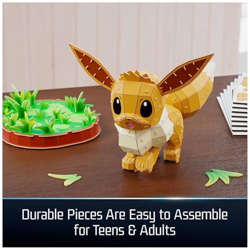 4D Build Pokémon Eevee 3D Puzzle Model Kit, Desk Décor, Shelf Display - style: Eevee 238 pcs