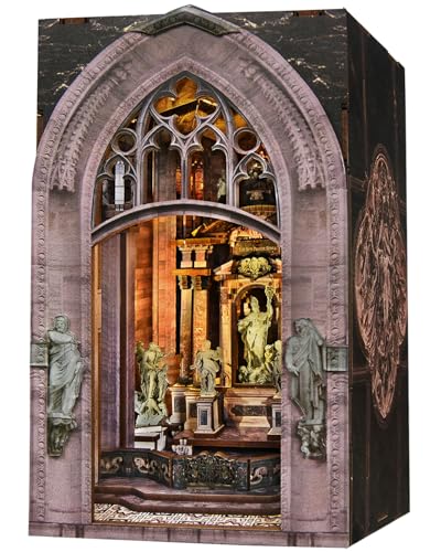 MiniCity Duomo di Milano DIY Book Nook Kit, Miniature Dollhouse Kit - color: Notre-dame Bacilica
