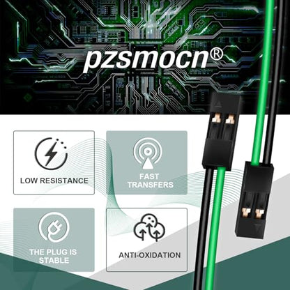 20 Sets / 80 Pcs for Dupont 2.54mm 2-Pin Connector Kit 24AWG 20cm - size: 2-Pin, style: Female to Female