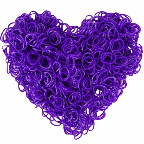 Loom Rubber Band Refill, Deep Purple 900 Pcs. - color: Deep Purple