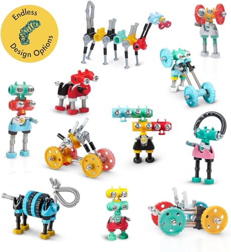 The Off Bits Educational STEM Toys for 6+: Robot Toy Building Sets, 3-in-1 Engineering Kit for Boys and Girls, Build Your Own STEM Building Toys with Endless Possibilities (Educational Kit) - style: Educational Kit