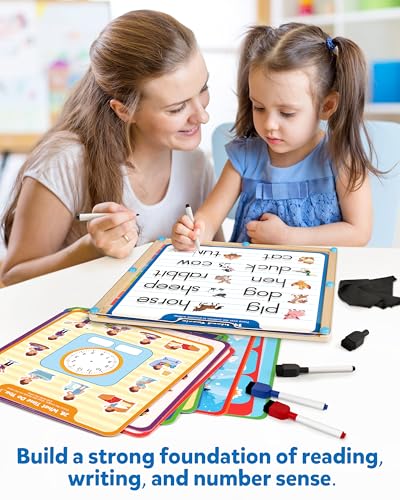 Coogam Handwriting Hundred Board, Wooden Montessori Math Manipulative