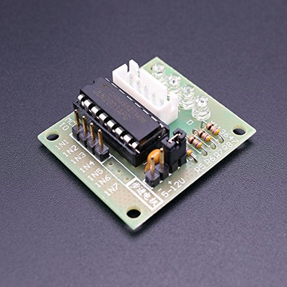 ELEGOO 5 Sets 28BYJ-48 ULN2003 5V Stepper Motor with ULN2003 Driver Board - size: Small