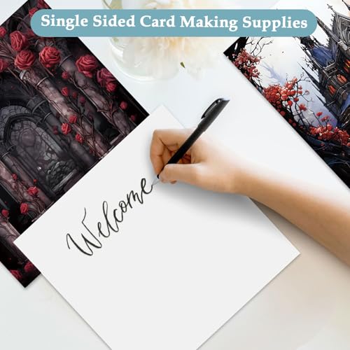 24 Sheets 6"x6" Scrapbook Paper Single-Sided Pattern Decorative Paper - color: 24 sheets-House Rose