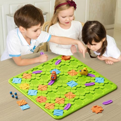Brain STEM Activity Logic Kits: 200+ Challenges Educational Playthings - color: Green