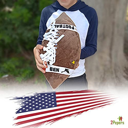 Make Your Own American Football Plush Pillow Kit Kids Gift Art & Craft Set - style: FOOTBALL