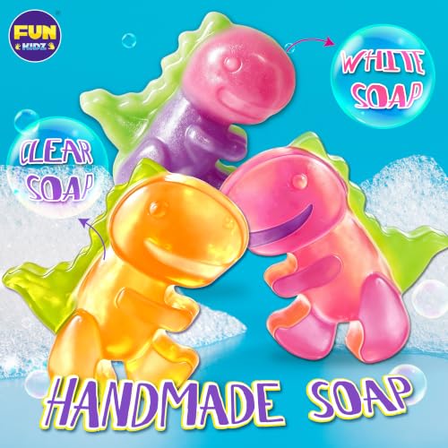 Kid Soap Kit, FunKidz Soap Making Kit for Kids for All Ages DIY Crafts Kits STEM Science Activity Gift for Girls and Boys