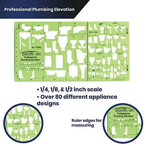 Pacific Arc Professional Plumbing Elevation Template Guide - style: Pro Plumbing Elevation