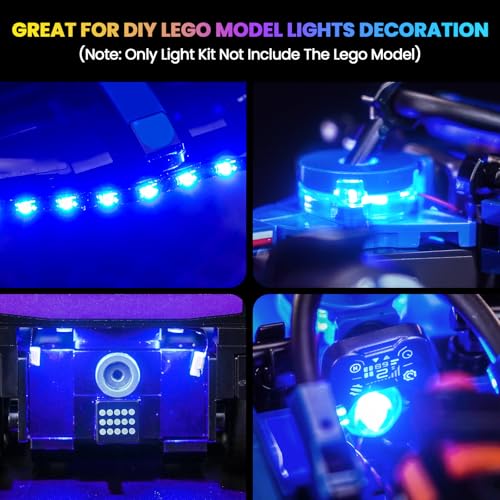 Upgraded Led Light Kit Compatible with Lego Williams Racing FW46 F1 Race Car Building Set, Lights Decoration Compatible with Lego 77249 (Model Not Included) - style: Classic Version 77249