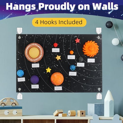 wookidel Solar System Project Kit for Kids, Solar System Model Toy Kit