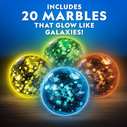 National Geographic Glow-in-the-Dark Motorized Marble Run for Kids 8-12 - style: 100-Piece Glow-in-the-Dark Marble Run