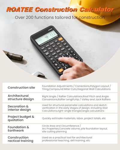 ROATEE Construction Calculator Industrial & Scientific Engineer Calculator - color: Gray