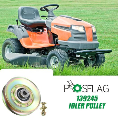 127783 Pulley Idler Craftsman for Husqvarna YTH18542 LTH1342 Decks - color: T23 1x532139245