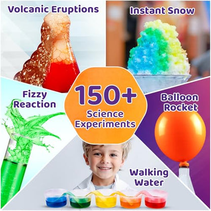 Smartivity Legendary Mega 150 Science Experiment Kit for Kids, Smart Birthday Gifts, Educational Science Experiments for Boys & Girls, STEM Toys for Learning & Fun for Age 6, 7, 8, 9, 10, 11, 12,14 - style: Mega Science Kit