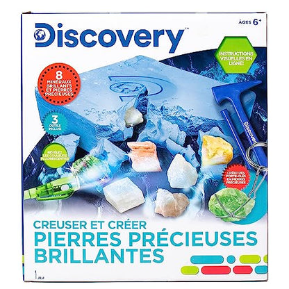Discovery Crystal Growing Aquarium, at-Home STEM Kits for Kids Age 12 and Up, Crystal Kits for Young Scientists, DIY Crystals, Kids Sleepover Activities