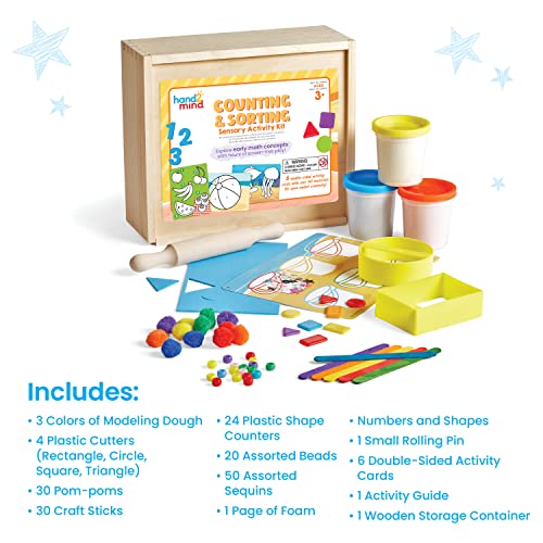 hand2mind Counting and Sorting Sensory Activity Kit, Sensory Box, Ages 3+