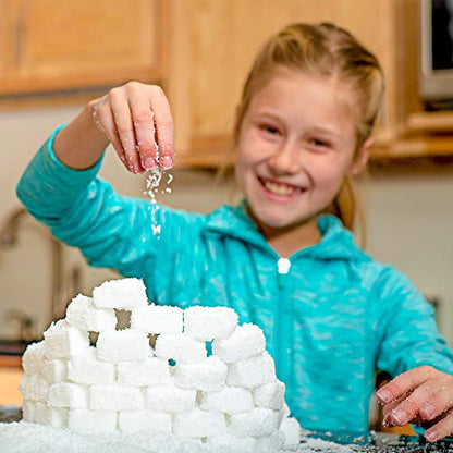 Steve Spangler Science Insta-Snow Powder, STEM Activity for School and Homeschool Activities, Fun & Safe Science Kits, Kids Make Fluffy Snow in Seconds, Top Sensory Toy for Classrooms, 14 oz - size: 14 oz (Pack of 6)