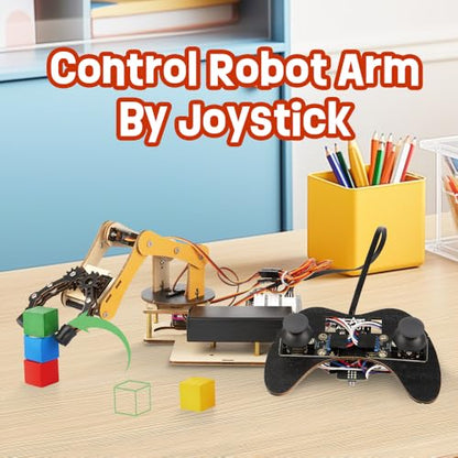 ACEBOTT 3-in-1 ESP32 IoT Control Smart Factory Starter Kit, Electronics Programming Kit Compatible with Arduino Scratch Online Tutorials, School DIY Education Solution Series STEAM Set for Teens 12+
