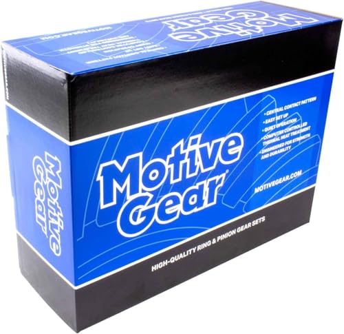 Motive Gear D44-456GX Differential Ring and Pinion 4.56 Ratio Compatible for Dana 44 Standard & ICA, Thick Ring Gear, Fits Chevy, Ford, Jeep, GMC, - size: 41-9 Teeth, 4.56 Ratio, Rubicon Thick