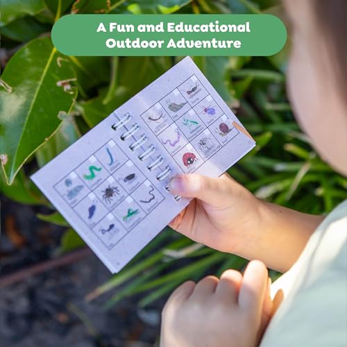 Tiger Tribe Bug Spotter Kit – Nature Exploration for Kids, Collector Box, Magnifying Lid, Bug Identification & Activity Booklet. Kids 4-8 Years