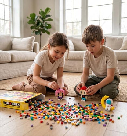 Pix Brix Pixel Puzzle Building Bricks, 3,000 Pcs Container, Medium Palette - color: Medium, size: 3000pc