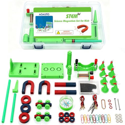 Magnetic Science Kit Physics Electromagnet Experiment Lab Magnets for Kids